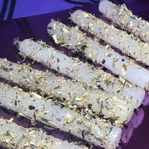 Herb & Purification Oil Ritual White Candle Stick